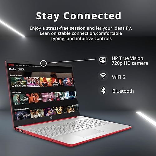 Miniatura 4 de HP Laptop HD de 15.6 pulgadas, Intel Pentium Silver N5030, 16 GB de RAM, SSD PCIe de 256 GB, gráficos Intel UHD, cámara web HD, Numpad, Wi-Fi 5,