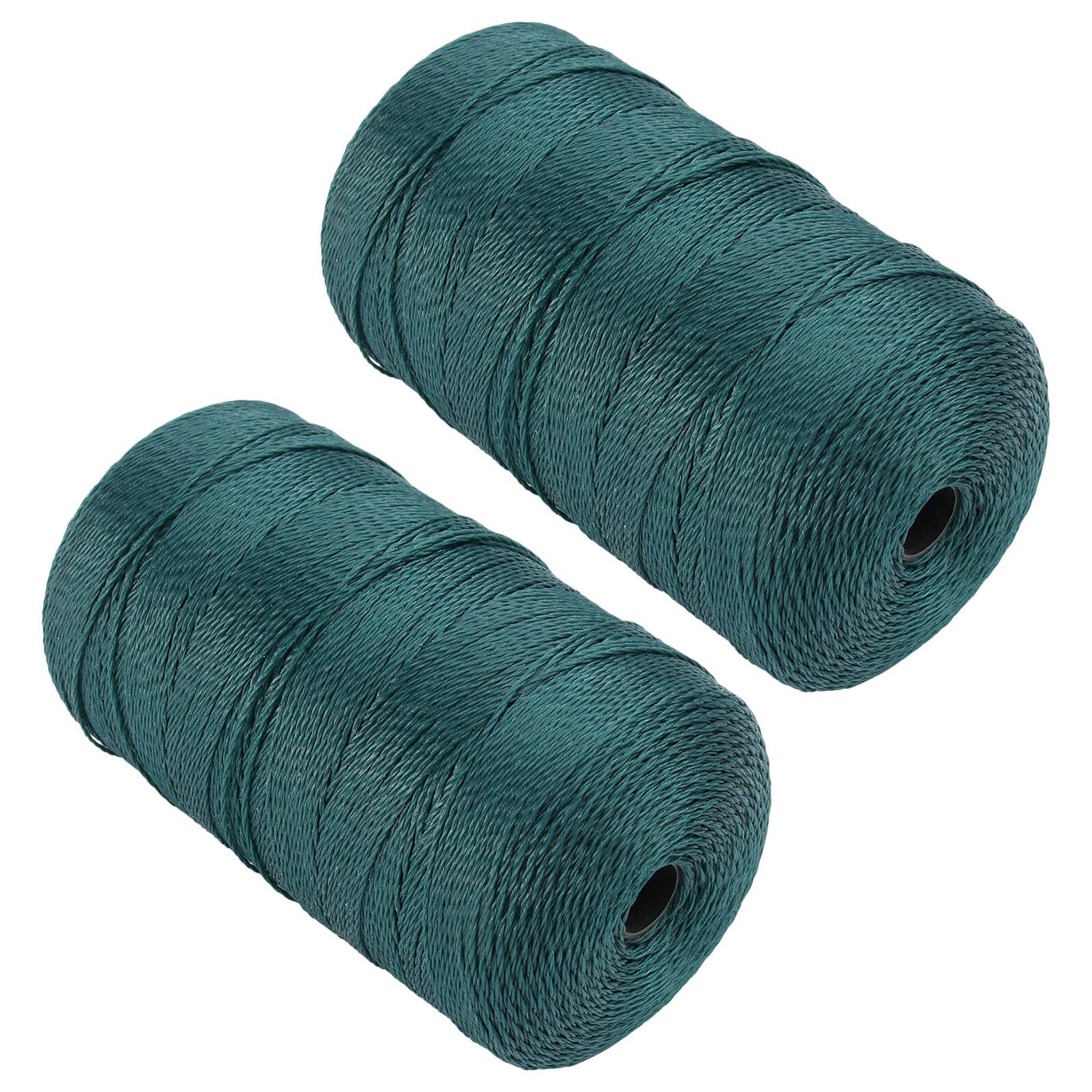 INOOMP Cuerda de Hilo de Nailon Trenzada para Redes de Pesca, 2 Piezas, Material Resistente y Portátil para Reparaciones en Excursiones de Pesca