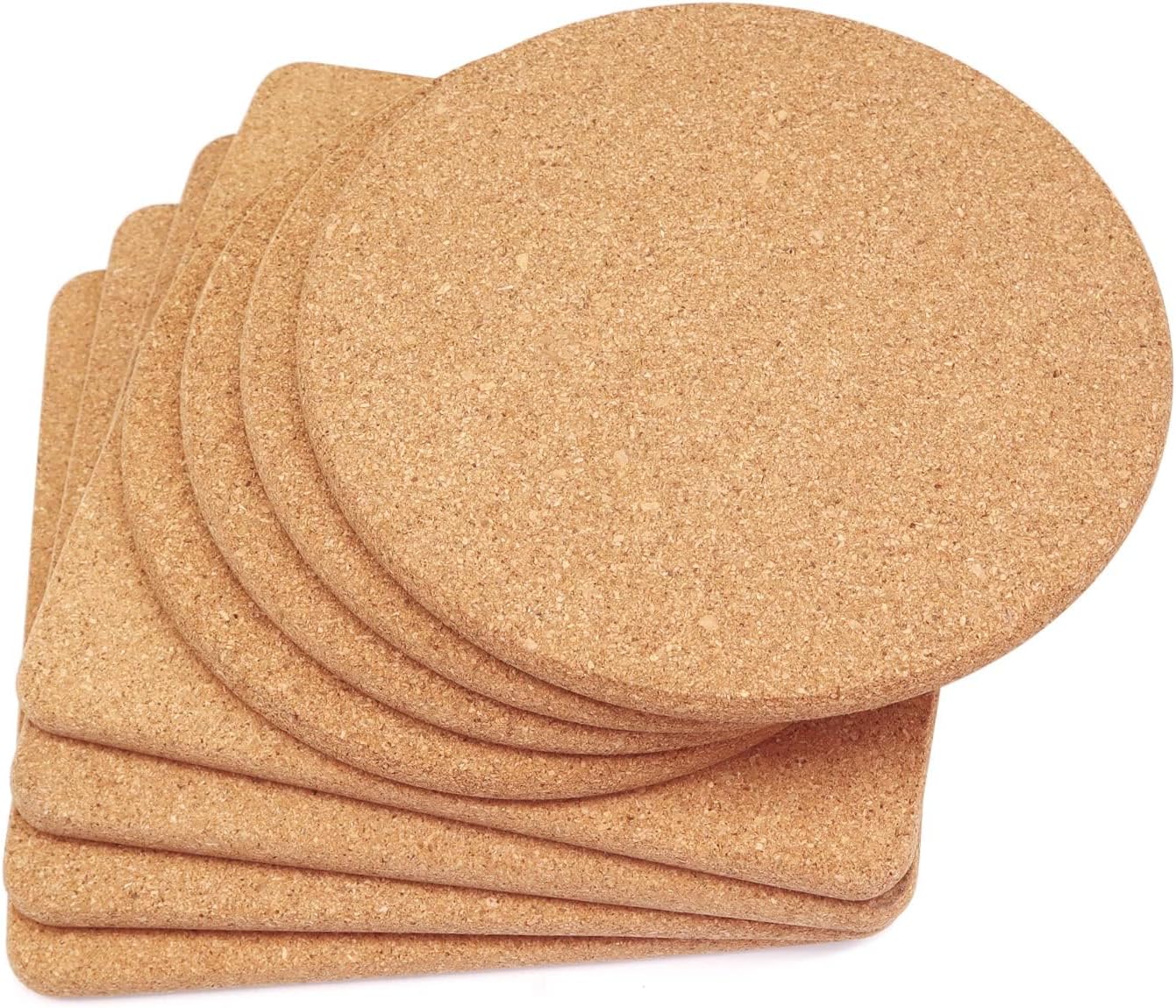 Cork Trivet, High Density Fine Particle Thick Cork Trivets for Hot