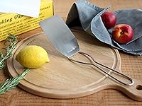 Vista 3 de Ateco Espátula para galletas de acero inoxidable, 11 pulgadas, color plateado