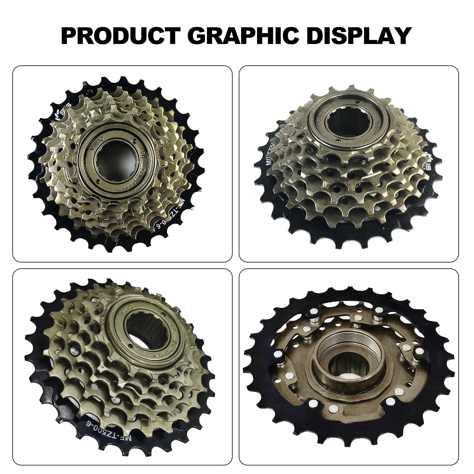 Amazon | RainFlowwer 7スピードバイクフリーホイール、MF-TZ500-7