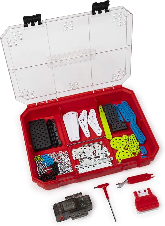 MECCANO Erector, Motorized Movers S.T.E.A.M. Building Kit with Animatronics, for Ages 10 and Up