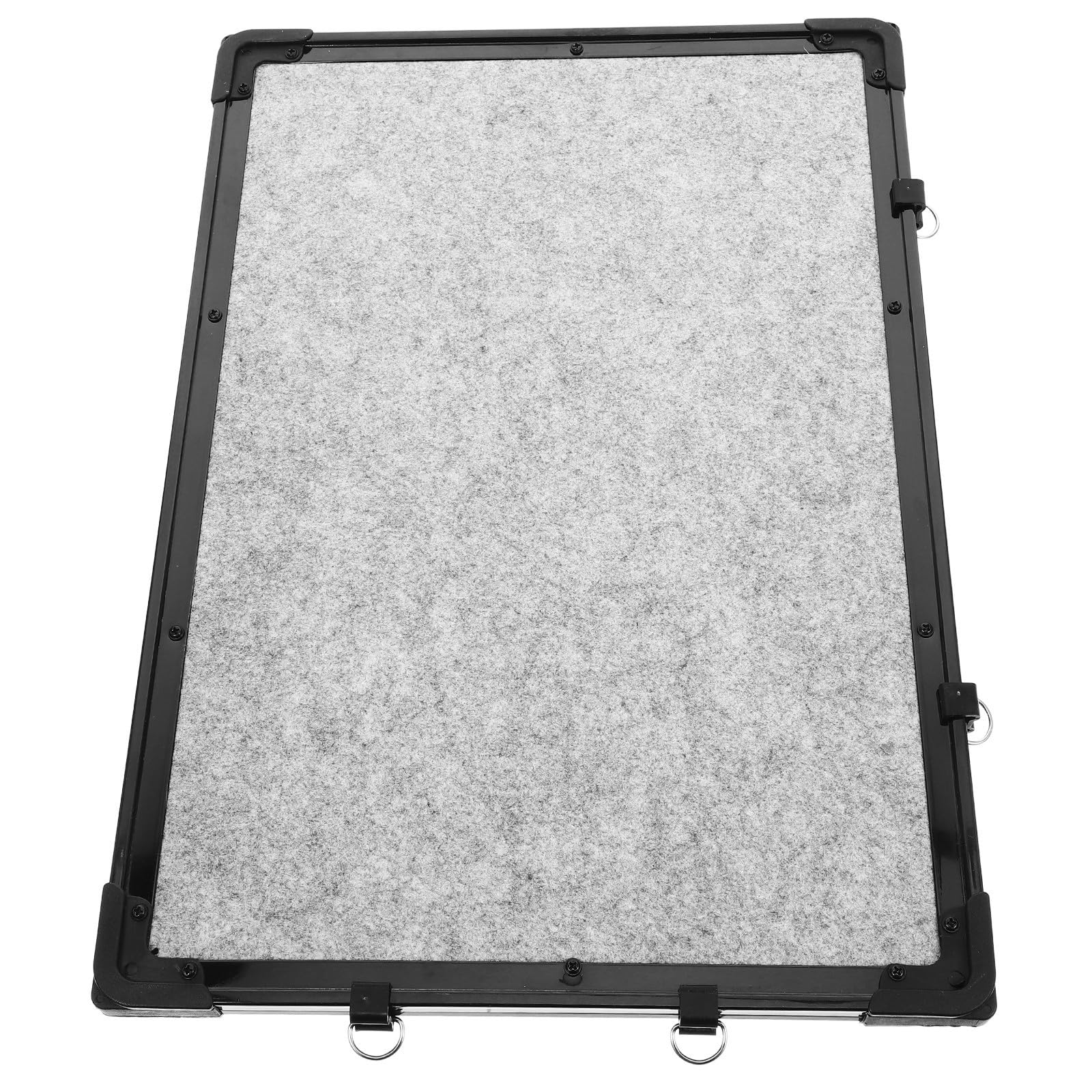 VICASKY Whiteboard aus Filz und Verzinkter Platte Doppelseitig 1 Stück Weiß Hängende Memotafel Abwischbare Notiztafel für Büro und Schule