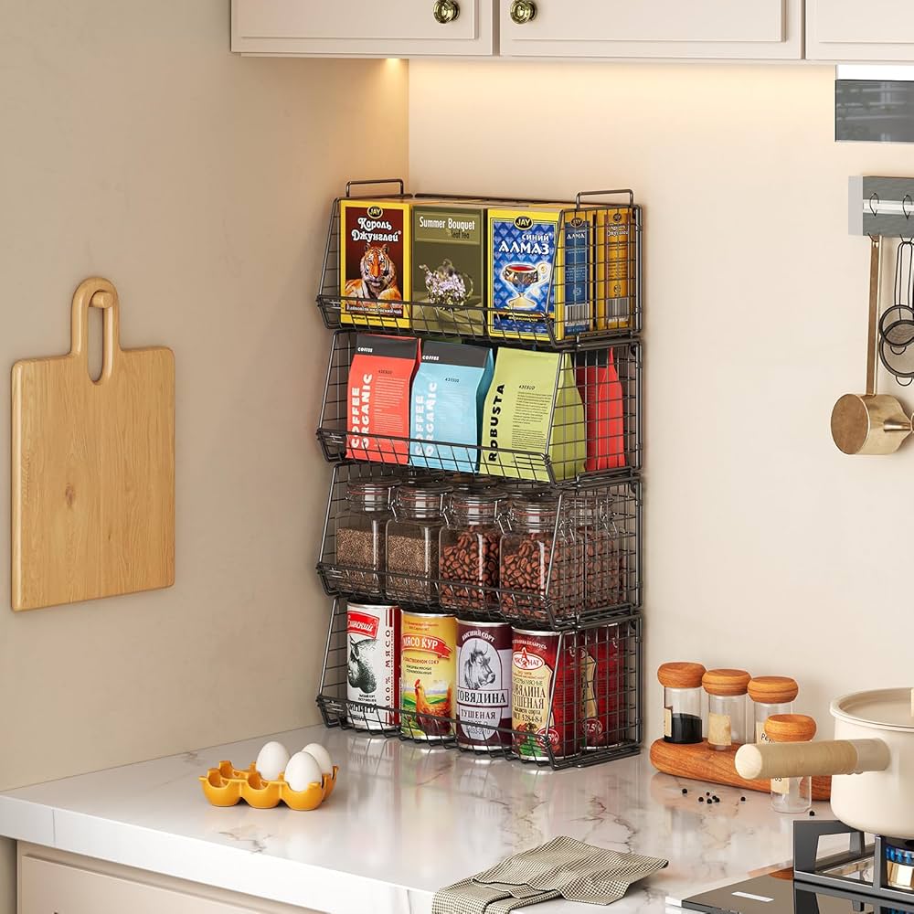 OSAKA By Lambert ブラックメタルワイヤーバスケット 大 OSAKA