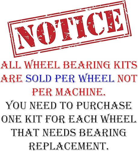 Miniatura 4 de Kit de rodamientos de rueda para Kawasaki KAF950 Mule 3010 Trans 4x4 Diesel 2007-2008