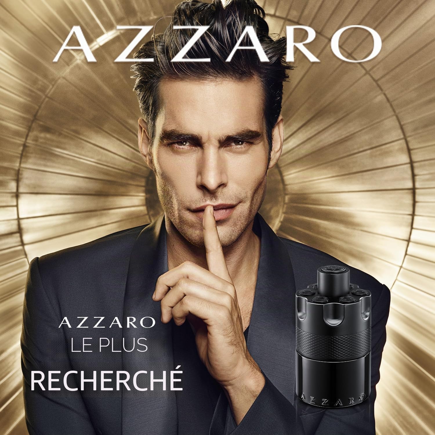 Azzaro The Most Wanted, Eau de Parfum Intense pour Homme en Spray 50 ml + Biotherm, Day Control Déodorant Anti-Odeur, Efficacité 72H, Tous Types de Peau