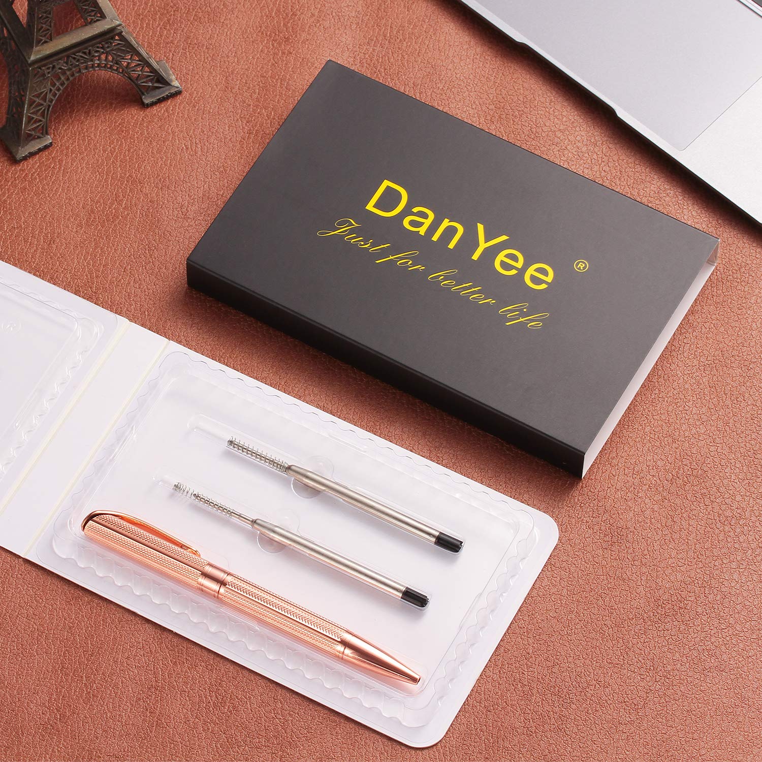 Amazon | DanYee 高級ボールペン 専用替芯2本付き 筆記具 記念日 記念