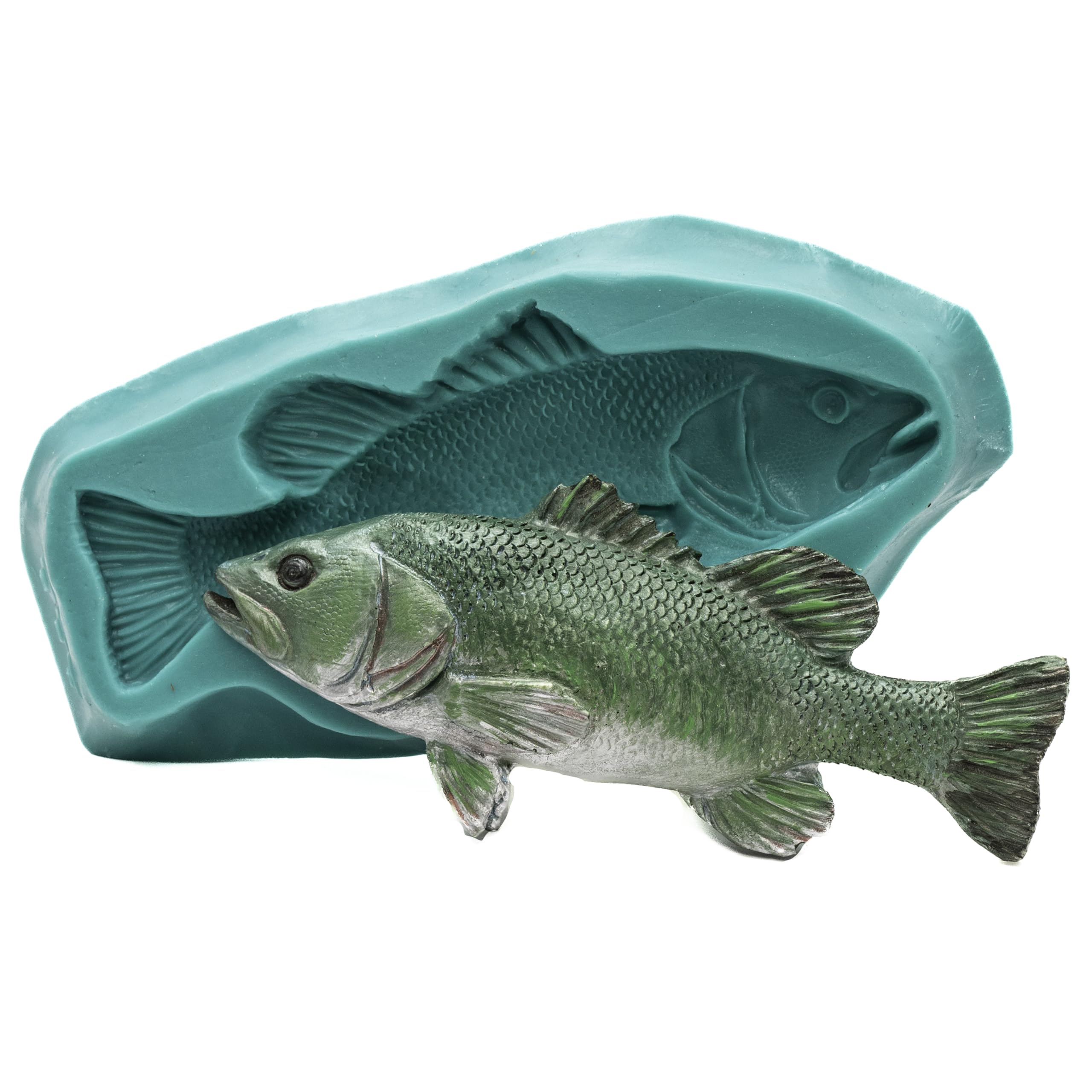 Fish Shaped Silicone Mold Food Safe Fondant Chocolate Candy Resin Polymer Clay Craft Soap