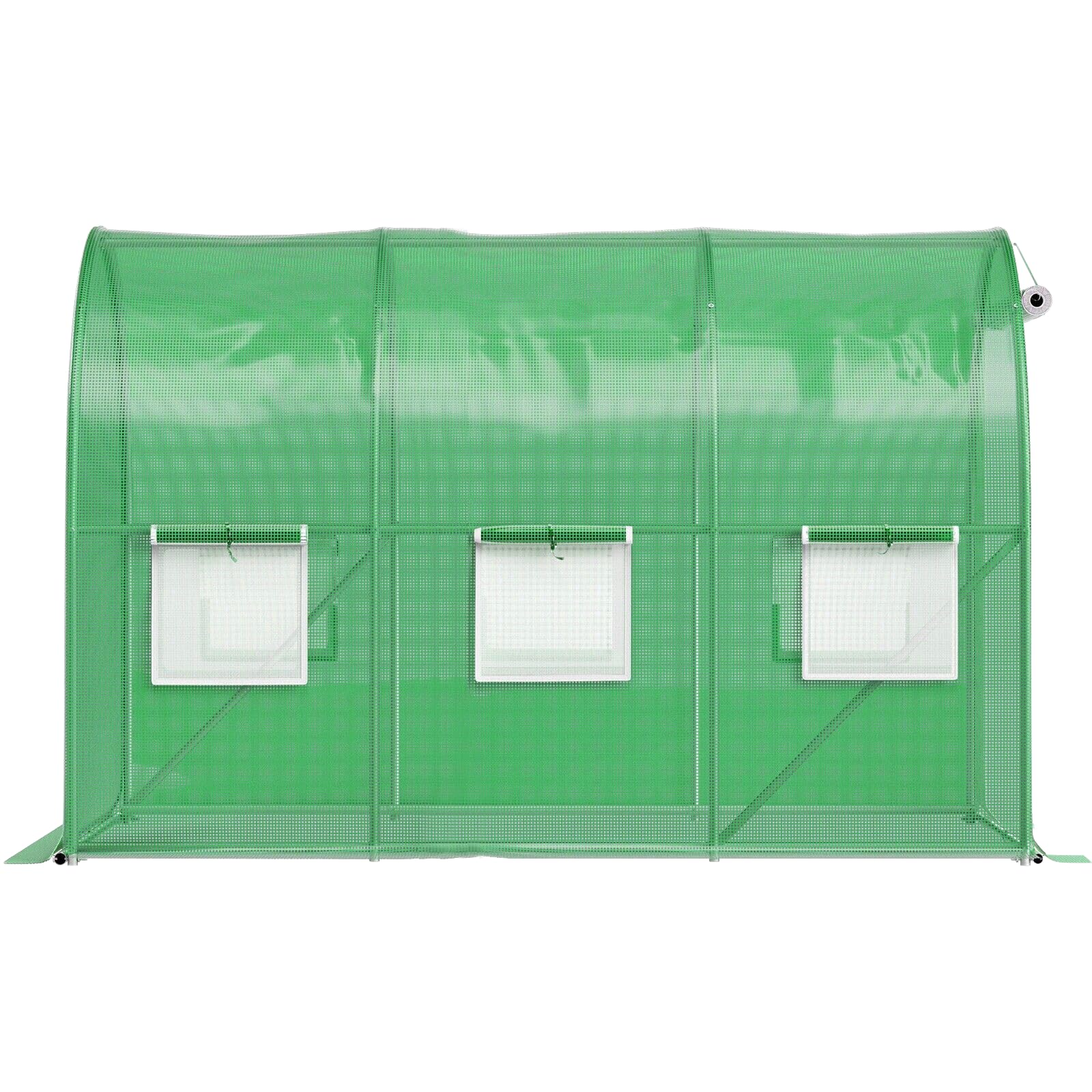 Tunel ogrodowy zielony foliowy szklarnia folia 4x2,5x2m 10m²