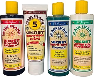 Maui Island Secret Original Formula Tanning Kit