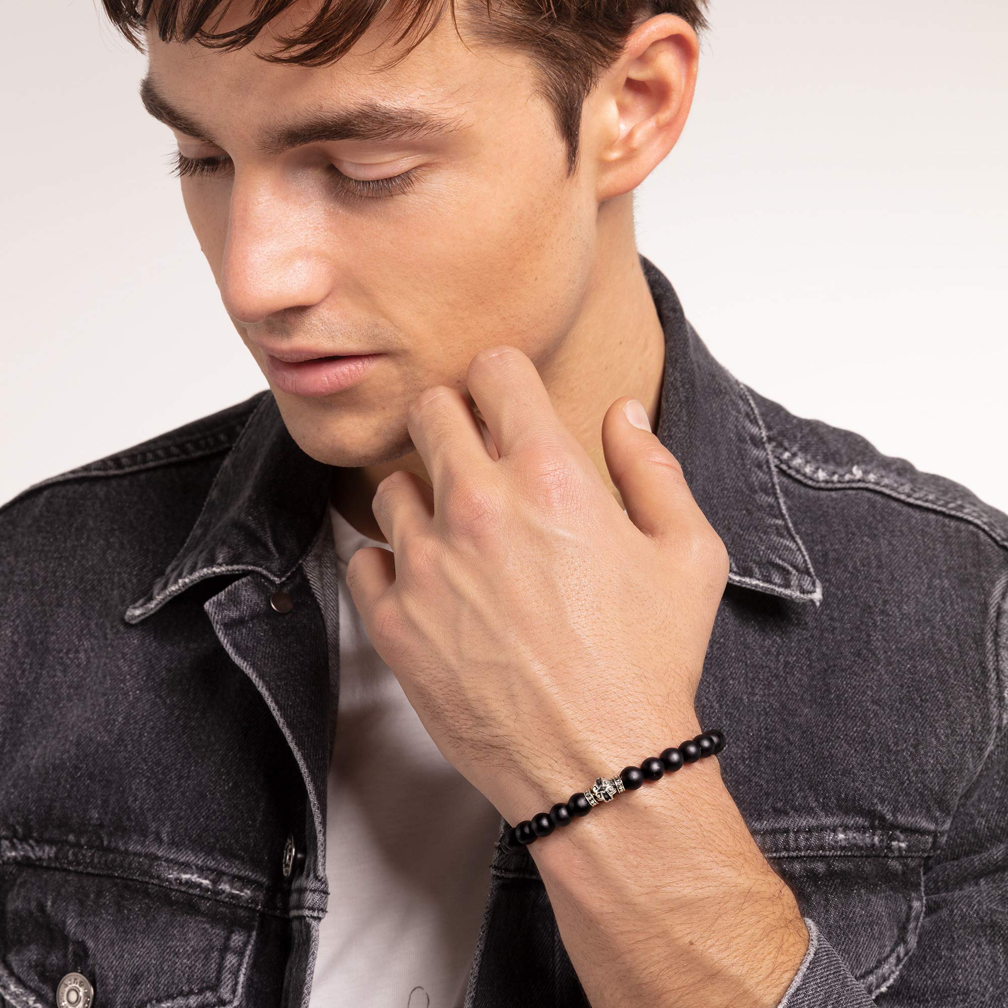 THOMAS SABO Armband 925 Sterlingsilber, Geschwärzt