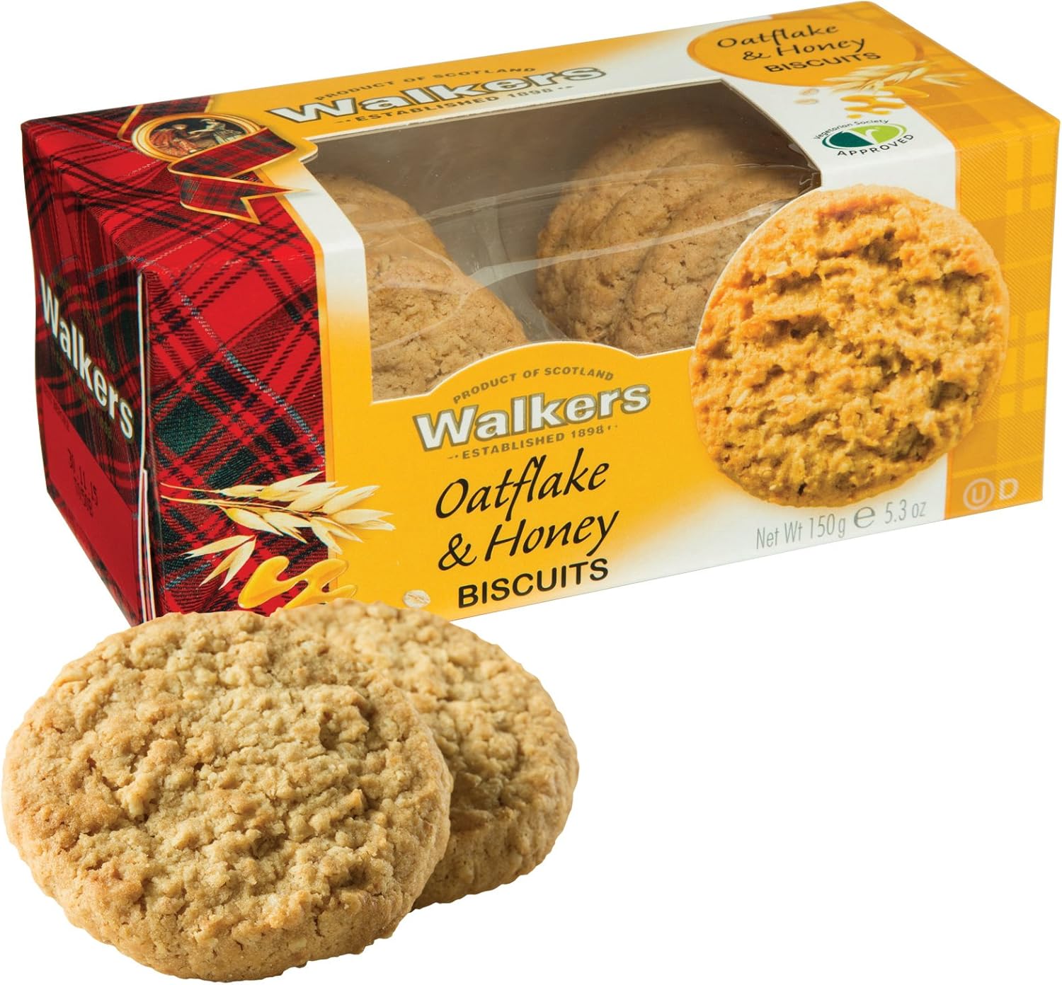 Walkers Oatflake & Honey Biscuits, 150g Amazon.co.uk Grocery