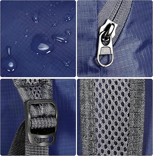 Miniatura 7 de Mochila plegable ultraligera, de 20 litros, ligera, ligera, ligera, resistente al agua, para viajes, para hombres y mujeres, para deportes al aire