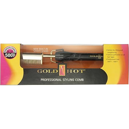 gold n hot electric pressing comb