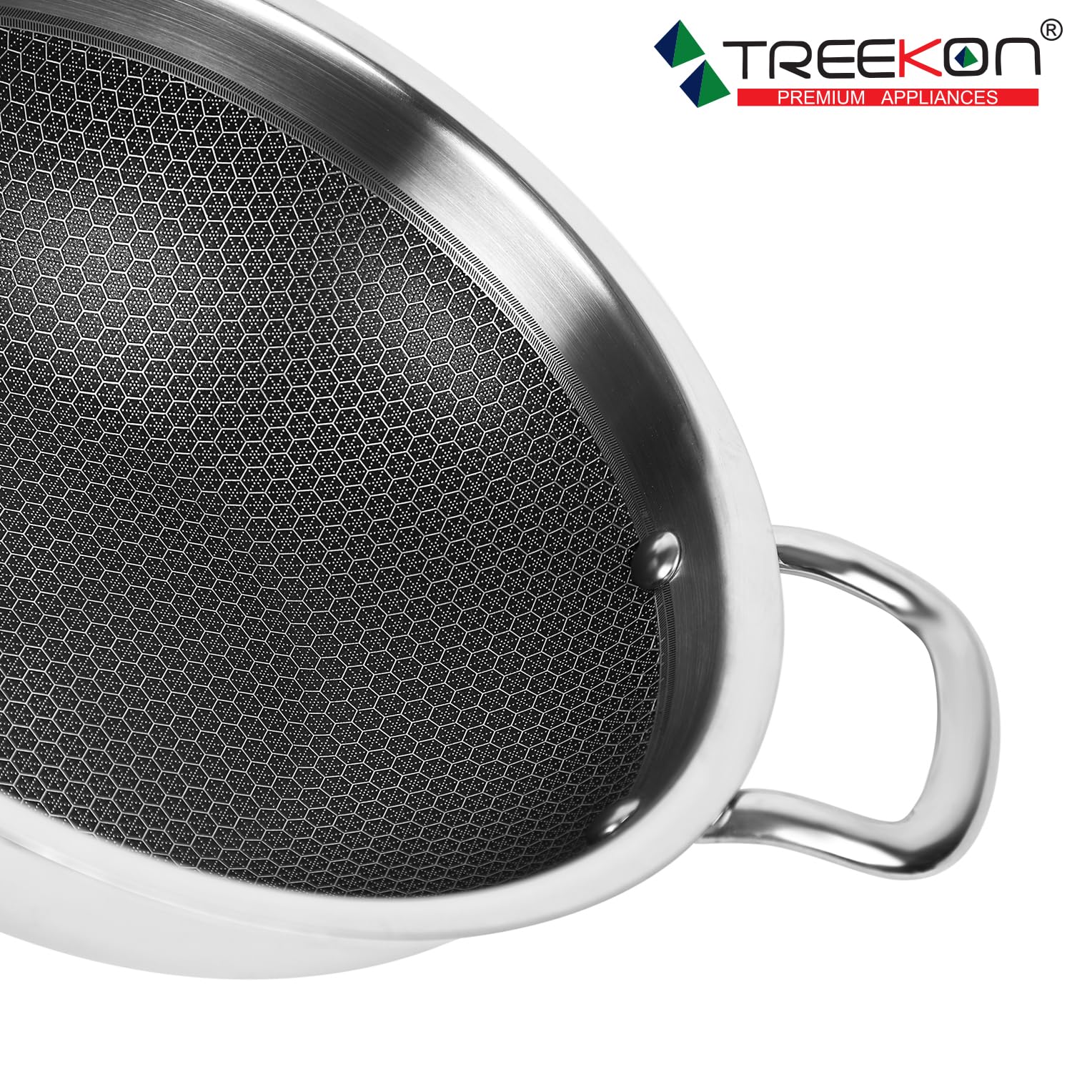 Triply Stainless Steel 20 CM | Non-Stick Deep Kadai 1.5 Litre | Kadhai with Glass Lid | Kadai for Cooking & Frying — Amazon image 4