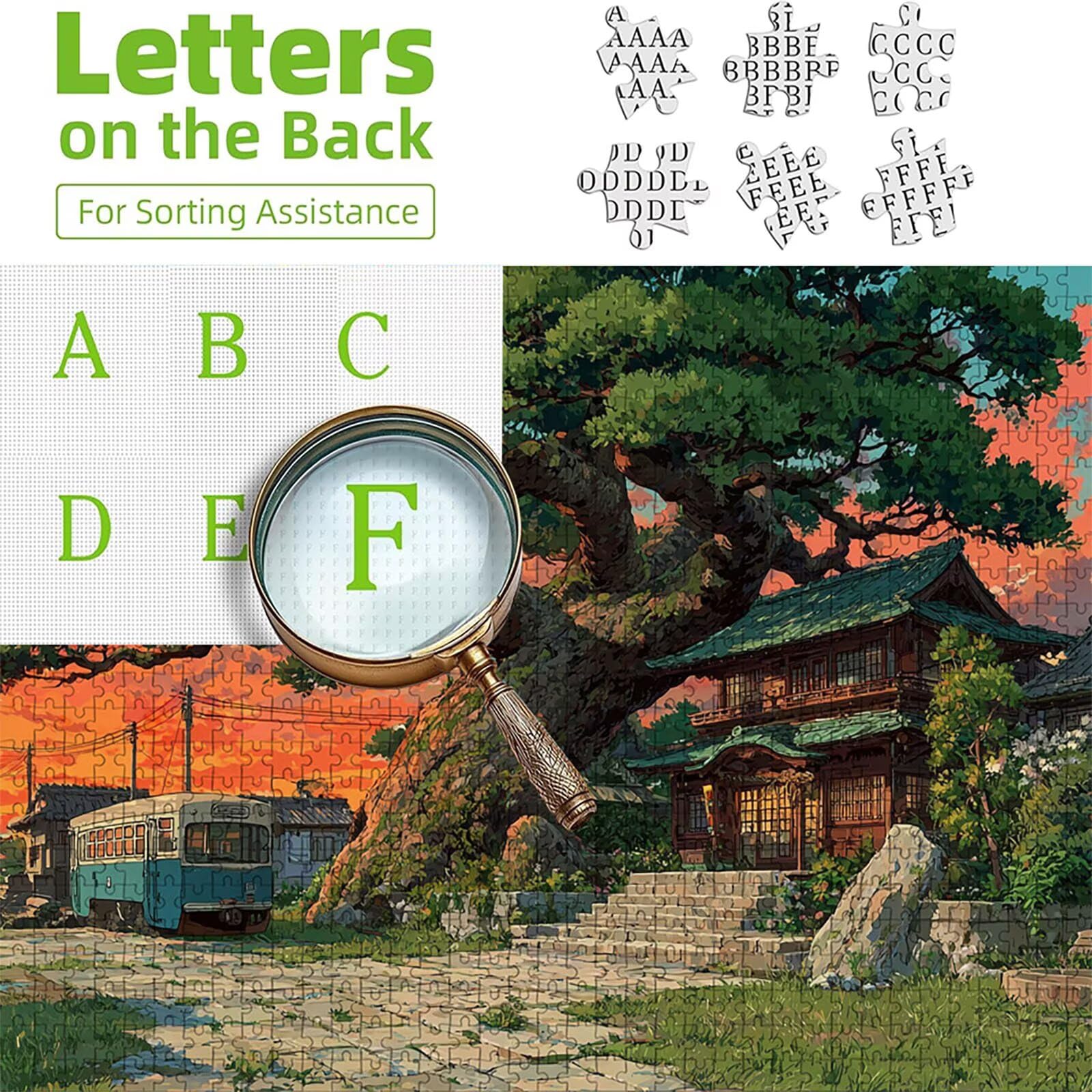 Kabine Holz Puzzles 156x105cm, Baum Jigsaw Puzzles 5000 Teile für Erwachsene Mit Box, EIN Herausforderndes Rätsel Game, Farbenfrohes Legespiel, Geeignet für die meisten Gruppen, Geschenke, 0-9375