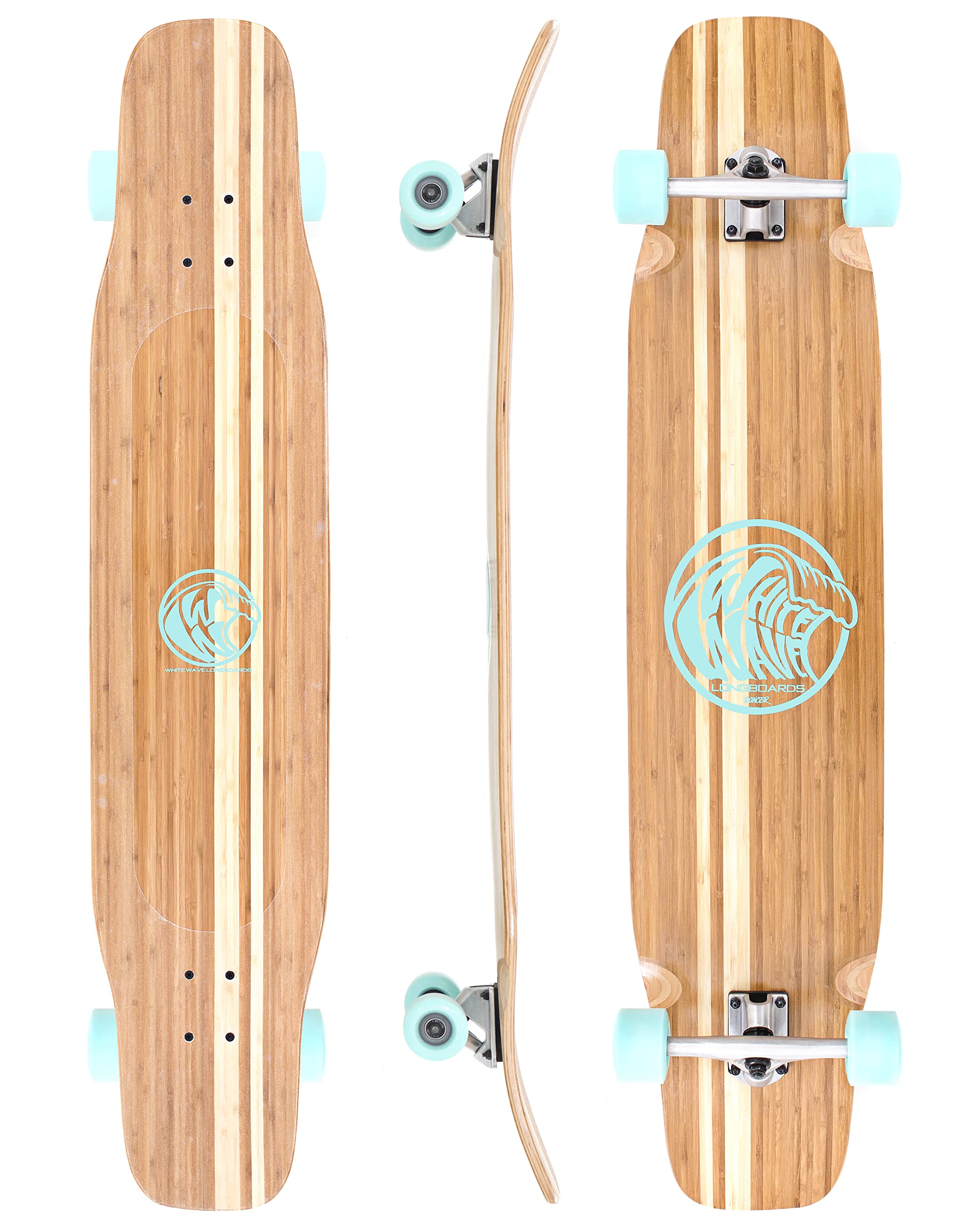【美品】White Wave Longboard_ロングボード_41インチ 美品】White Wave Longboard_ロングボード_41インチ
