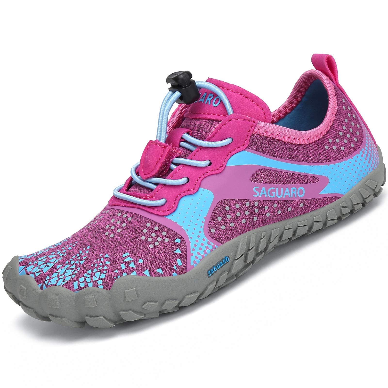 SAGUARO Kids' Barefoot Shoes Boys Girls Quick Dry Aqua Athletic Sneakers Lightweight Sport Footwear Toddler Water Shoes