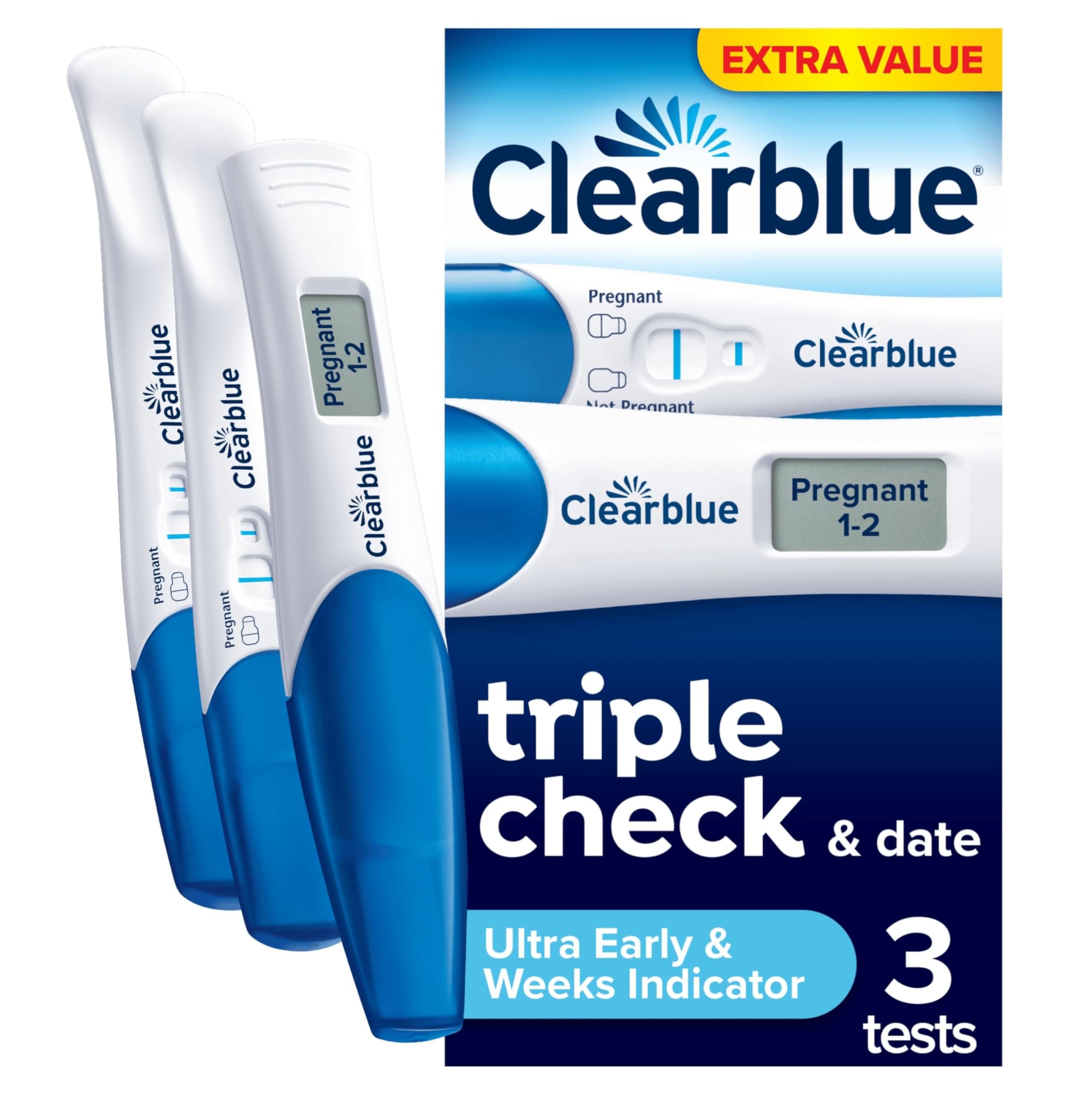 Clearblue Digital Pregnancy Test Combo Pack 3 Tests