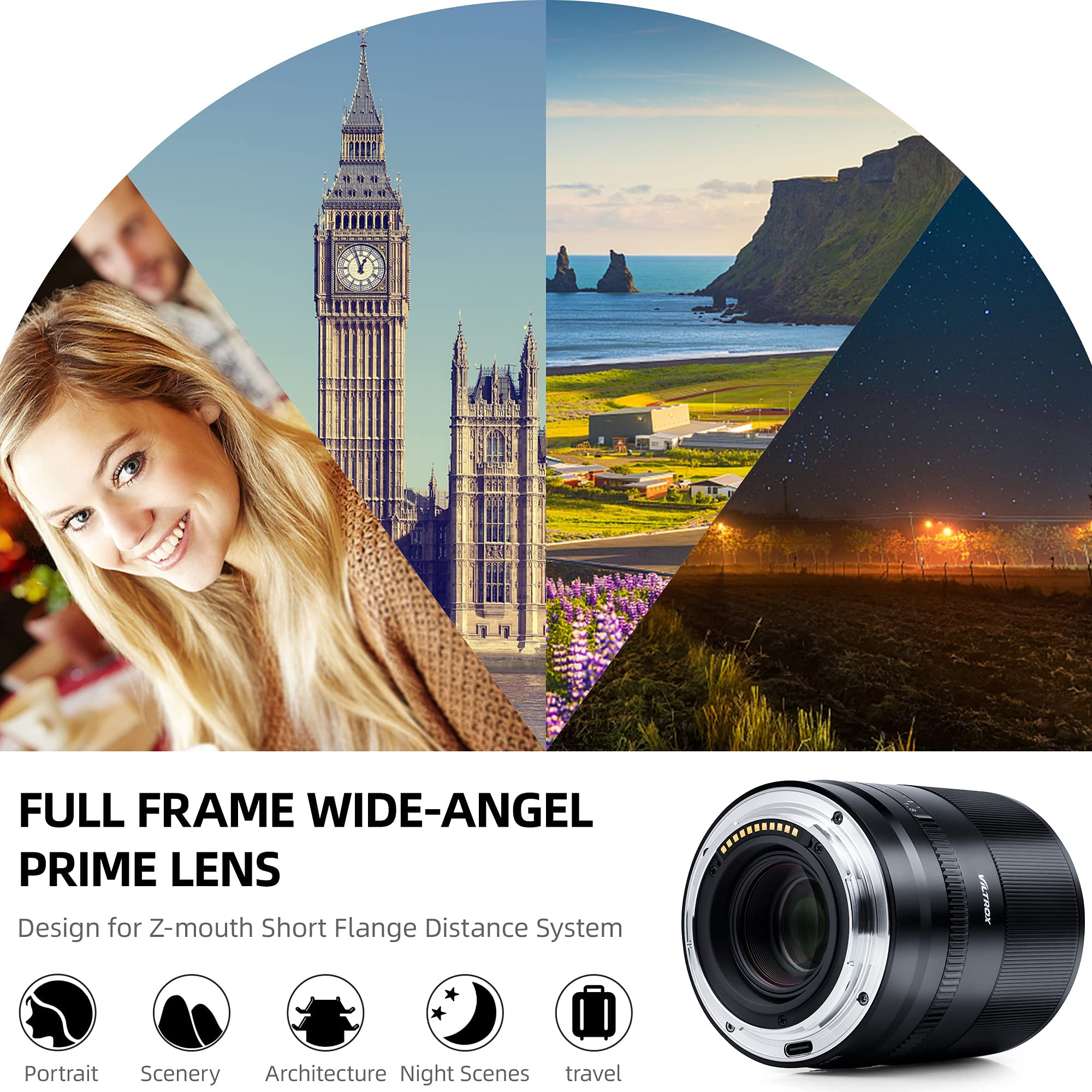 VALTROX AF 24mm F1.8 Zマウント Nikon Amazon.com : VILTROX AF 24mm f/1.8 F1.8 Z Auto Focus Lens