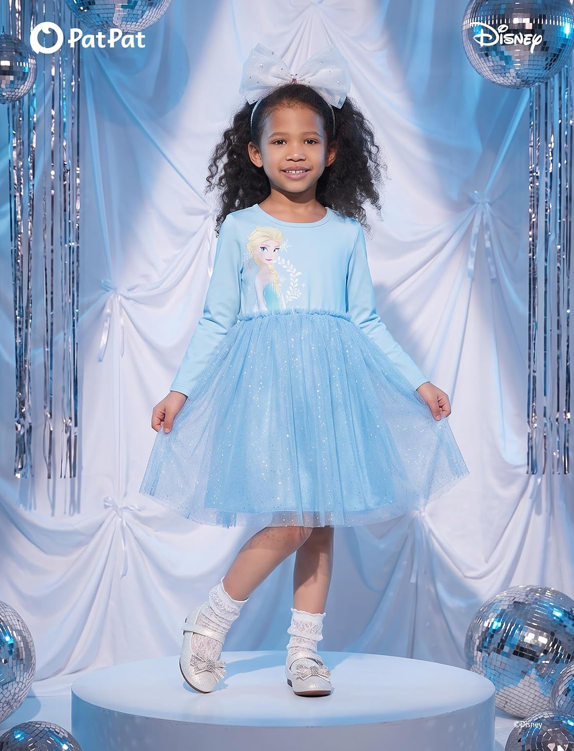 Disney Girls' Tulle Tutu Dress Birthday Party Outfit Toddler to Big Kid