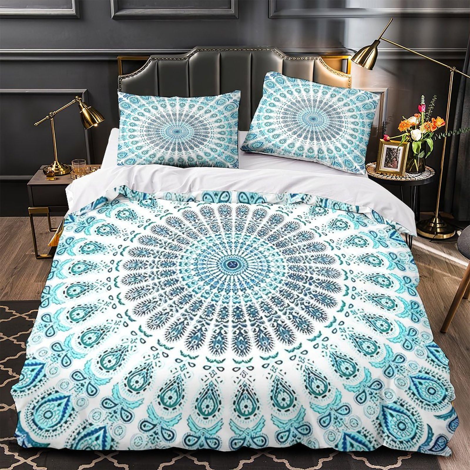 Housse de couette hypoallergique respirante contre les allergies