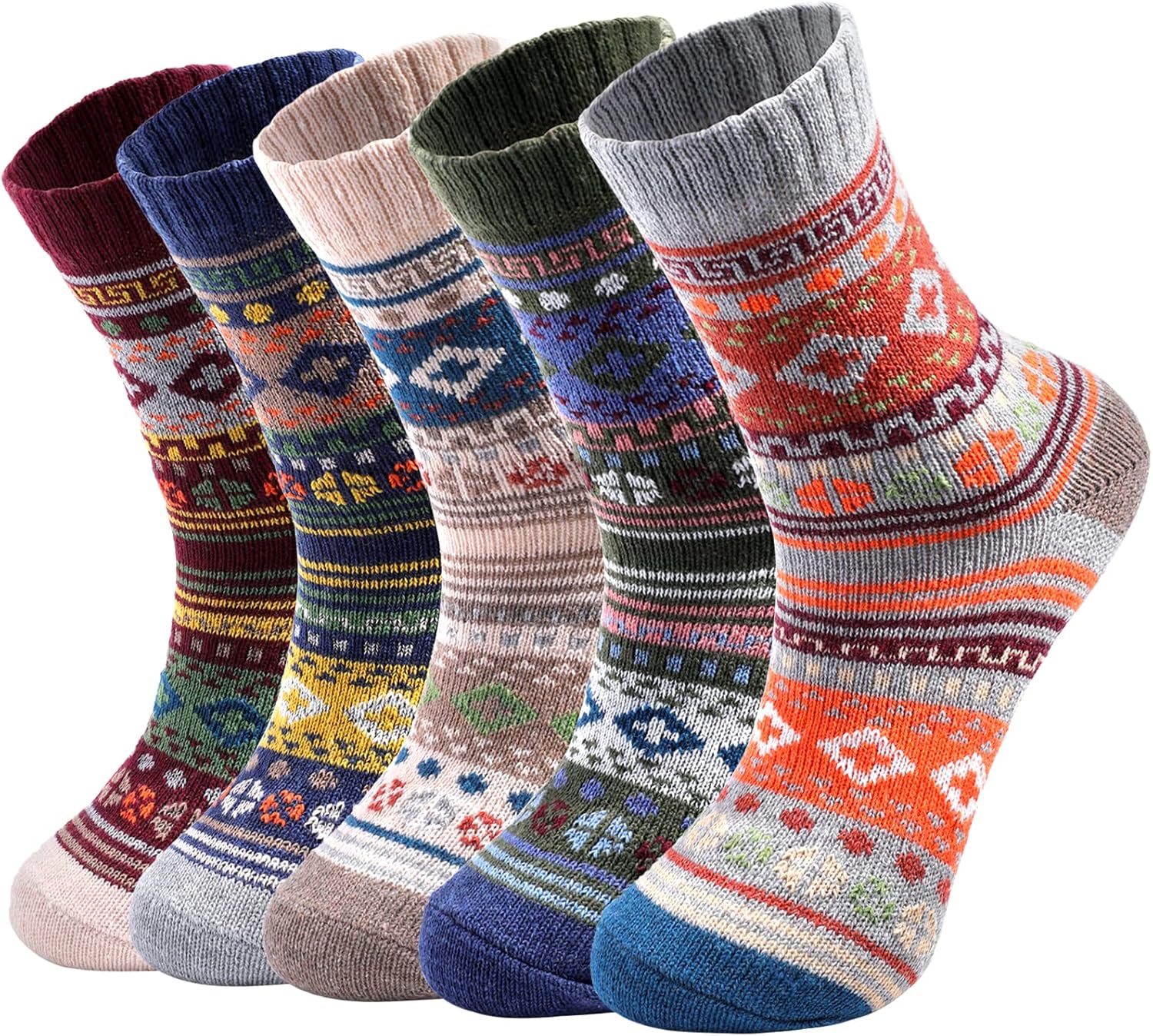 Tavaleu Wool Socks – Wool Socks for Women Men Soft Thick Warm Winter Knit Vintage Crew Socks Casual Tavaleu Wool Socks – Wool Socks for Women Men Soft Thick Warm Winter Knit Vintage Crew Socks Casual