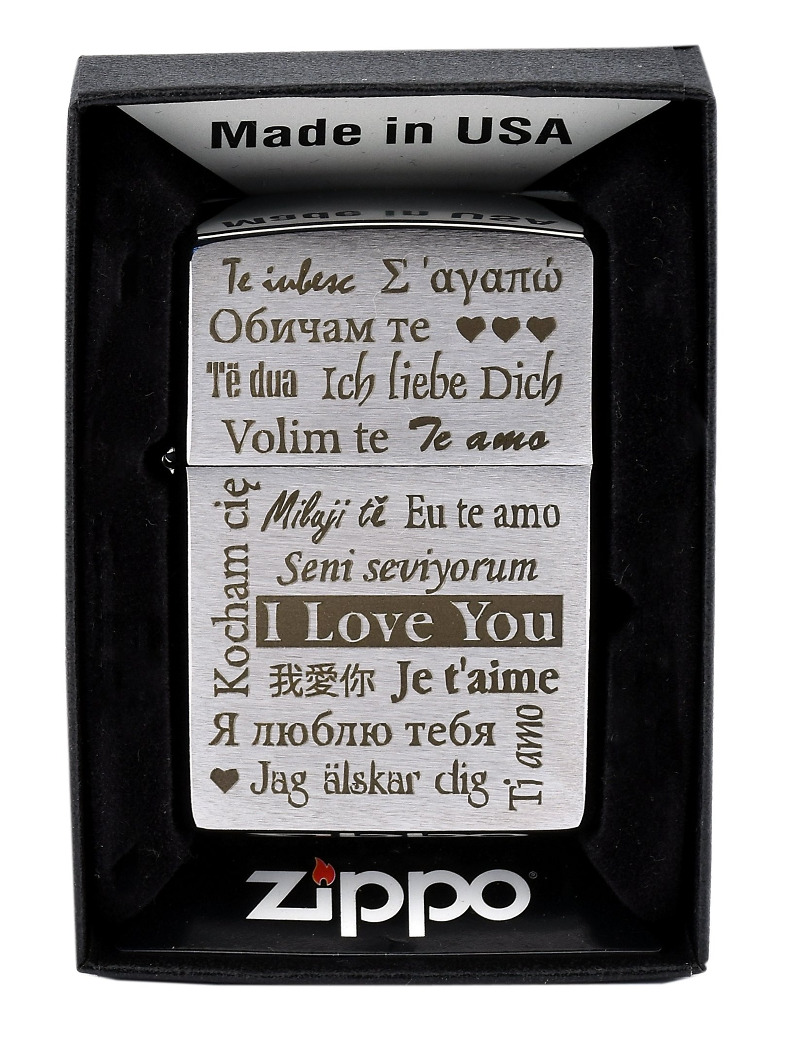 Zippo Originale Personalizzato Con Incisione Laser - Testo, Nome O Data | Cromato Spazzolato - Foto 9