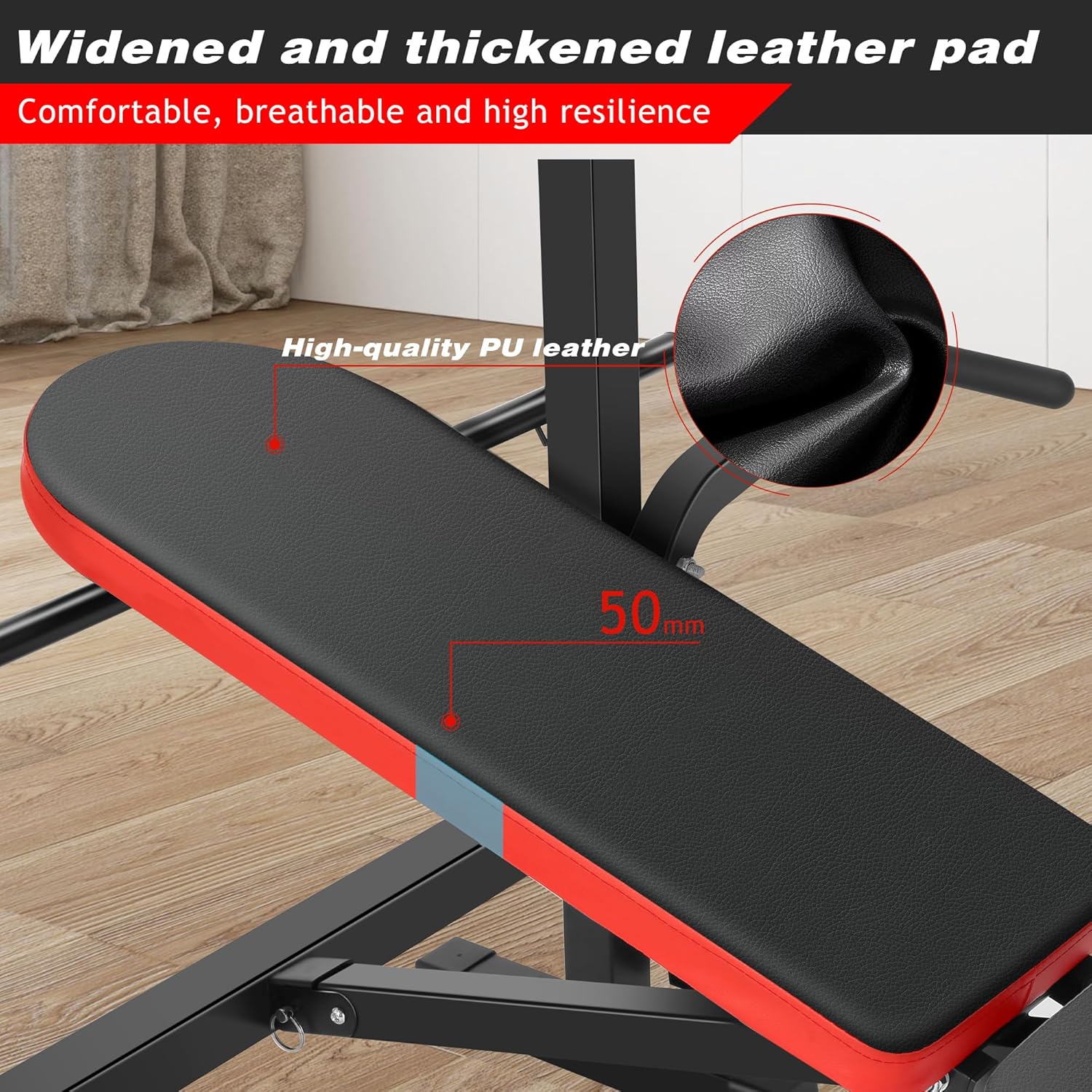 660lbs Olympic Weight Bench Set with Squat Rack Adjustable Bench Press with Leg Extension & Preacher Curl, Lifting Press Foldable Workout Bench Incline Benches for Home Gym