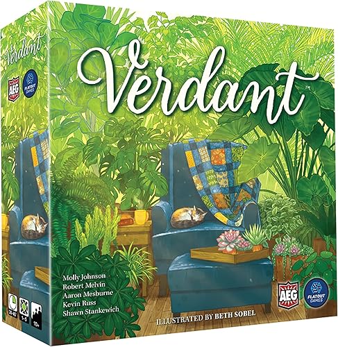 AEG & Flatout Games | Verdant - Un juego de mesa para el coleccionista de plantas de interior | De los creadores de Cascadia | Fácil de aprender |