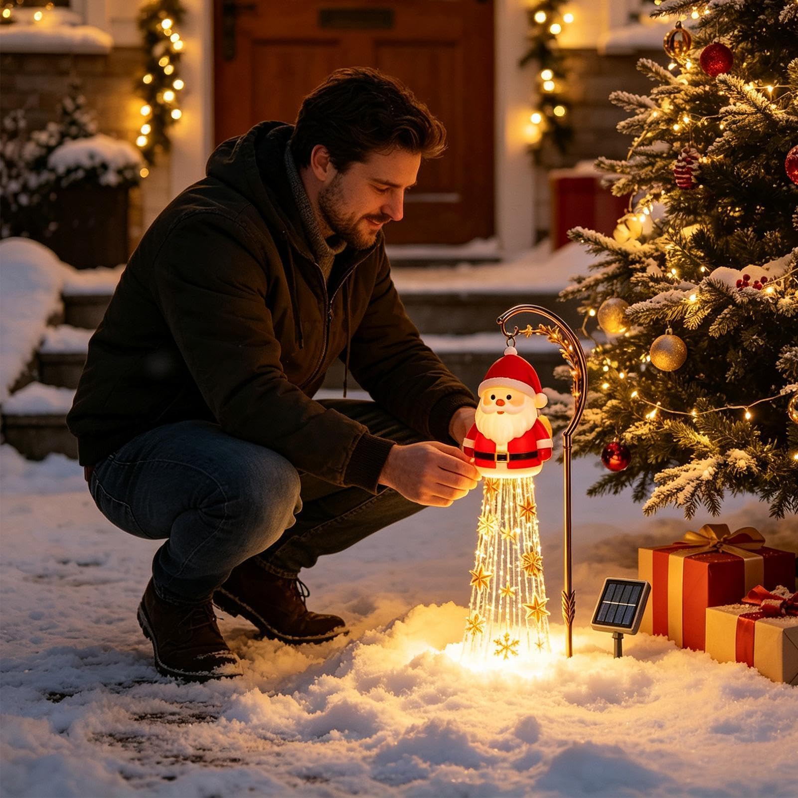 all'aperto di Natale decorativo Natale di neve