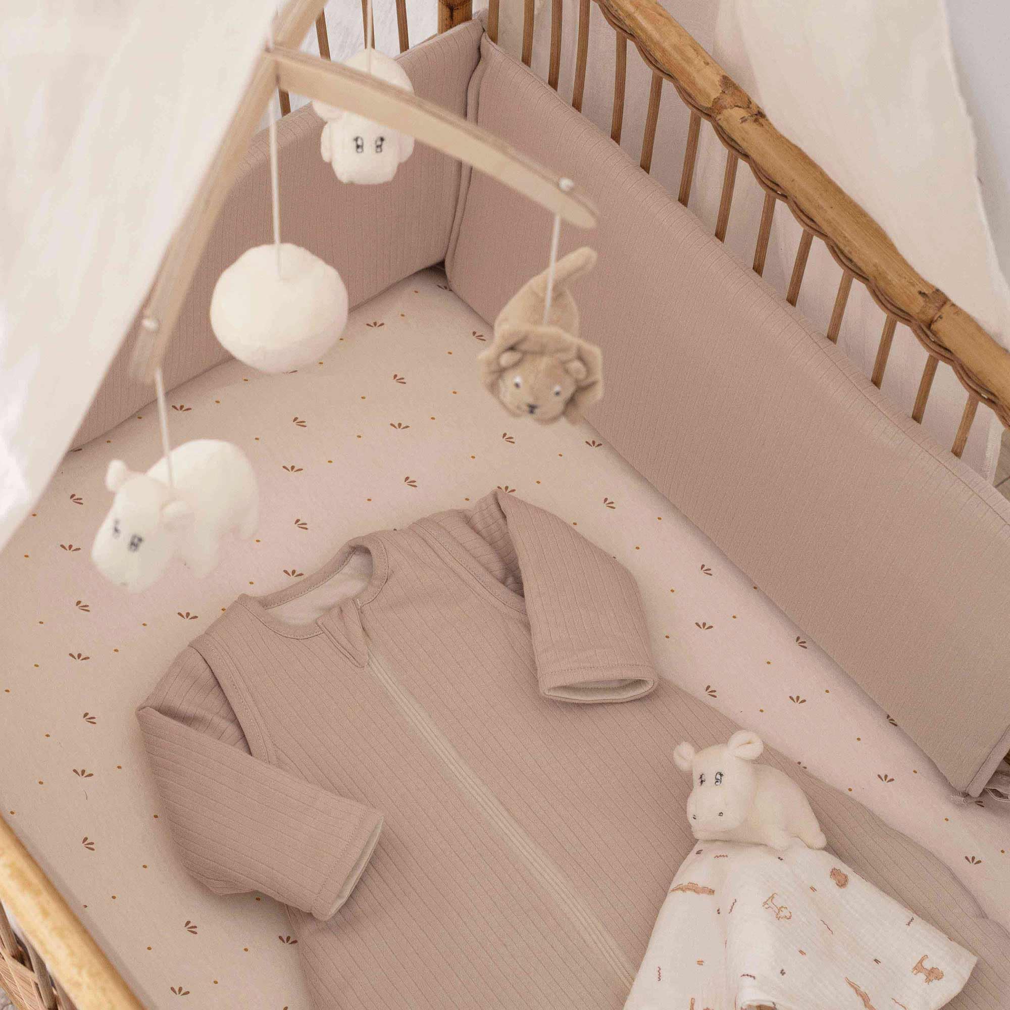 Image secondaire de Gigoteuse Bébé Sable Manches Amovibles - Trois Kilos Sept