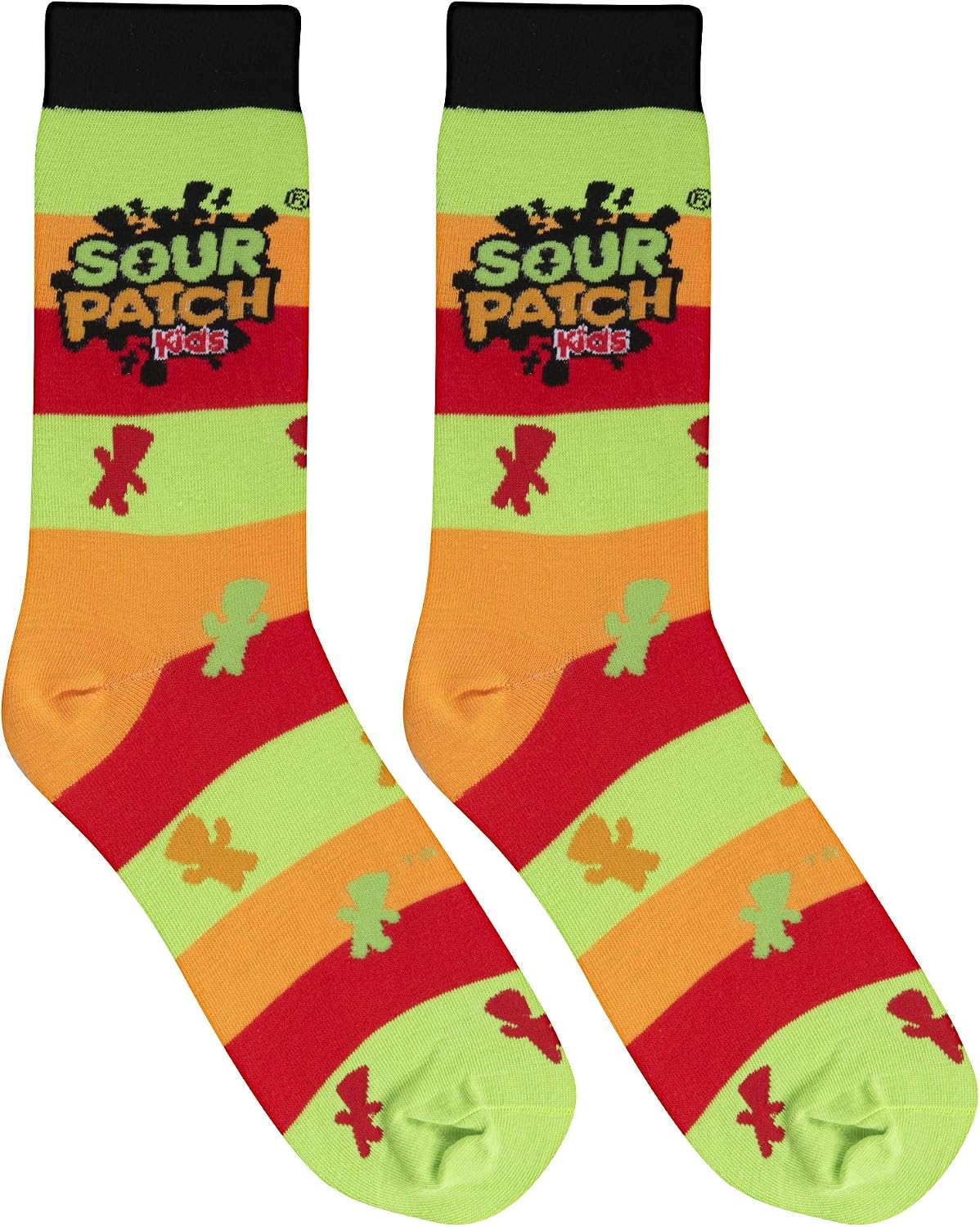 Crazy Socks–Snack Food Value Bundle – 8-Pack Novelty Crew Socks Gift Set Large Sizes for Men and Women, Soft & Comfortable
