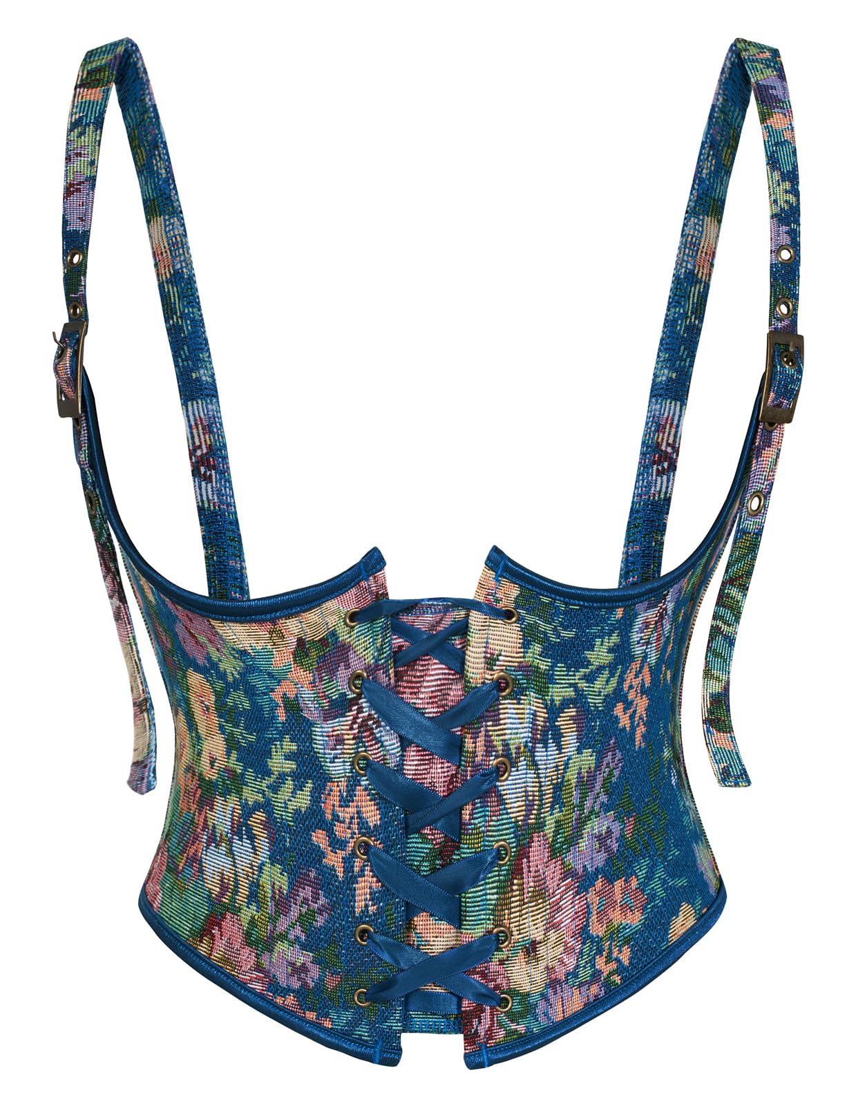 Scarlet Darkness Corset Belt for Women Floral Renaissance Underbust Corset