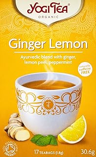 YOGI TEAS - AYURVEDIC Organic Ancient Herbal Formula Ginger Lemon Tea 17bags (PACK OF 1)
