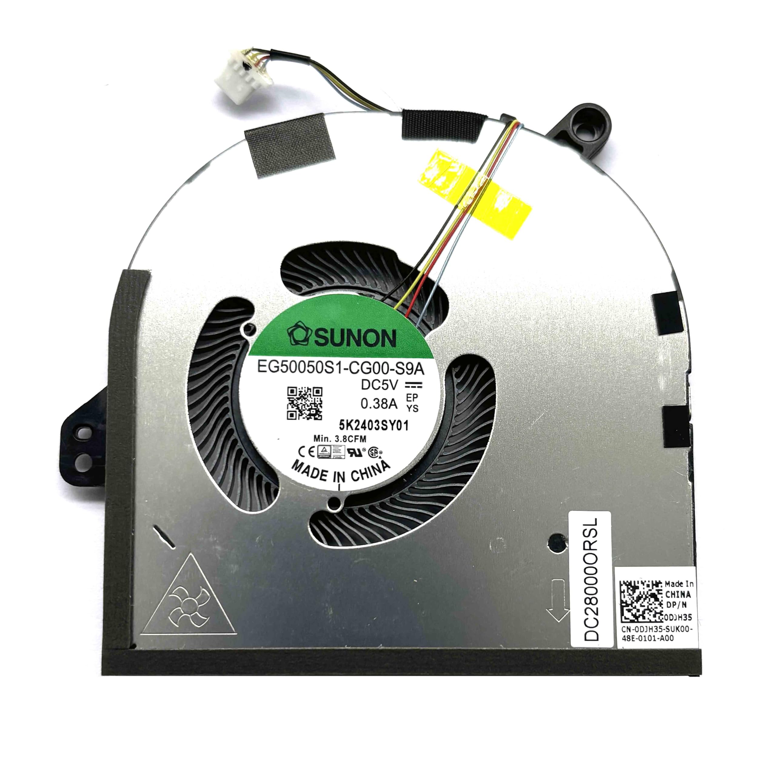 BestParts Ventilateur de refroidissement pour ordinateur portable DELL XPS 15 9530, P/N : CN-0594WG CN-0MC4KC, 594WG MC4KC