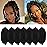 Marley Hair 12 Inch Black 7 Packs Pre Separated Springy Afro Twist Hair Marley Twist Braiding Hair for Faux Locs Crochet Hair Pre Fluffed Spring Twist Hair Synthetic Hair Extensions (12,1B)