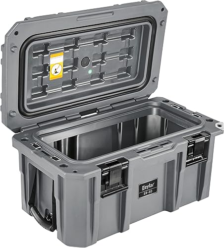 Miniatura 2 de SR-50 Crossover Overland Cargo Case, Equipo Hard Case, Roto Molded, apilable con pasador de bloqueo de almohadilla, correa montable, estándar TSA,