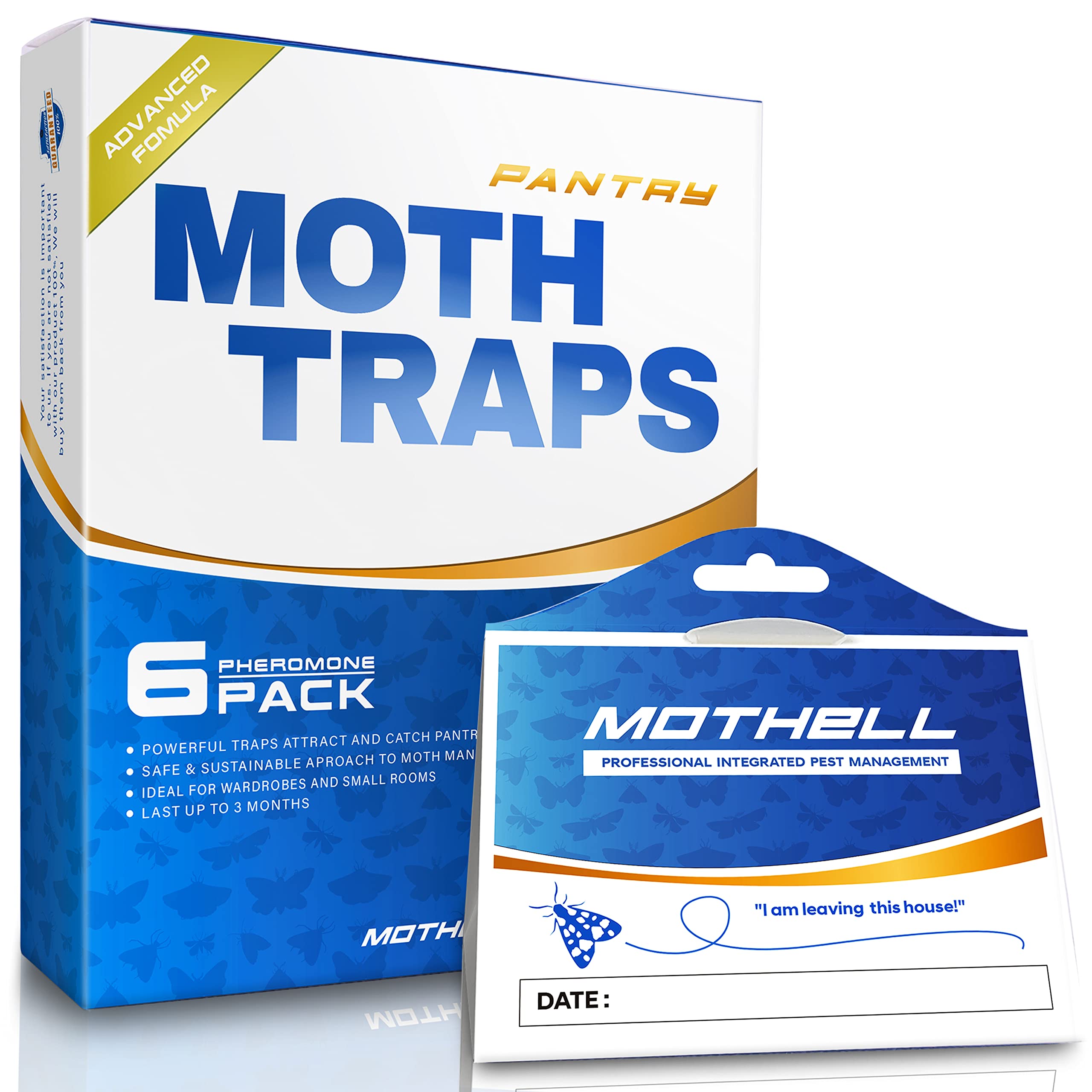 Buy MOTHELL Pantry Moth Trap with Pheromones Highly Effective and