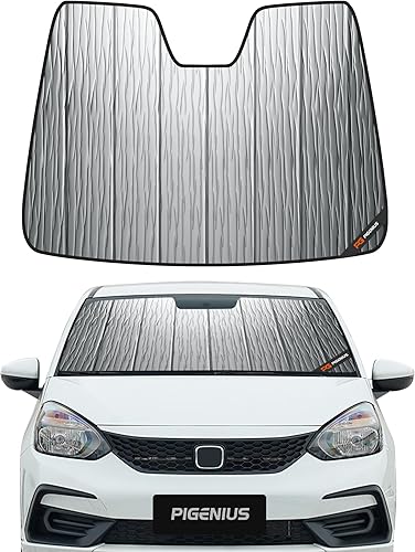 Miniatura 12 de Parasol de parabrisas para Honda Civic 2016-2021 Touring Type R con cámara, reversible, plateado/negro