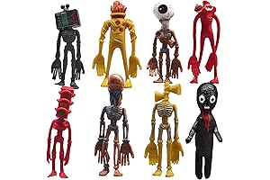 8 PCS Siren Head Toy for Kids' Birthday Gifts