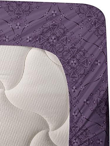 Vista 195 de Lunarable Sábana encimera de mapa del mundo, collage antiguo de mapas del Atlas antiguos, estampado vintage del grupo de civilización, suave y Beige