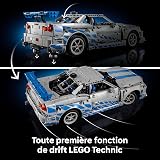 LEGO Technic Voiture Nissan Skyline GT-R (R34) 2 Fast 2 Furious - Maquette de Voiture pour Adulte - Fonction Drift, Direction, Suspension & Moteur 6 Cylindres - Cadeau Collector pour Fans 42210 - 3