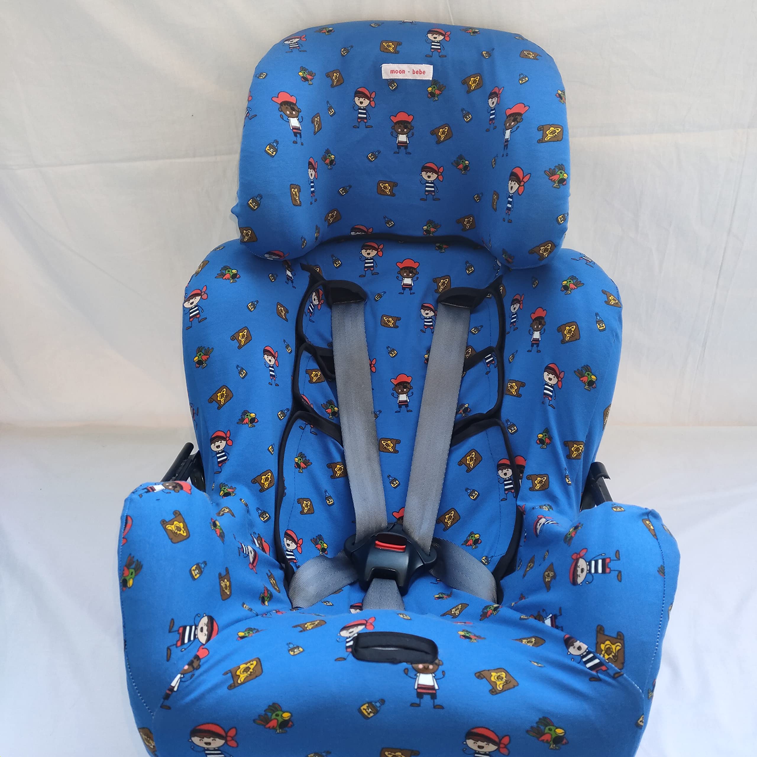 moon-bebe Funda para Silla de Coche Klippan Kiss 2 Y KLIPPAN Plus(Azul)
