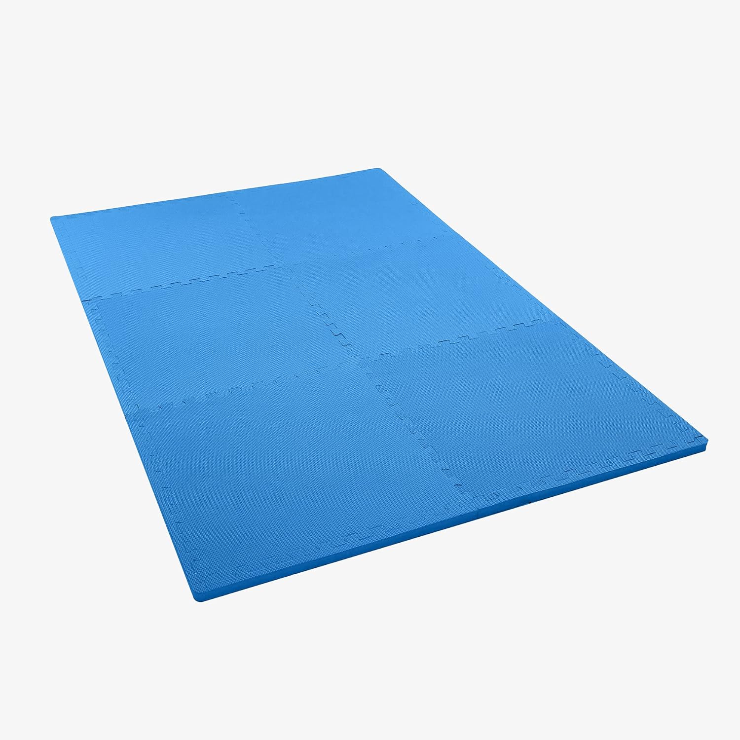 IncStores Fitness Foam Exercise, Aerobic, Playroom, Multipurpose, Flooring Mat Tiles (Blue, 1" Thick, 48 Square Feet)