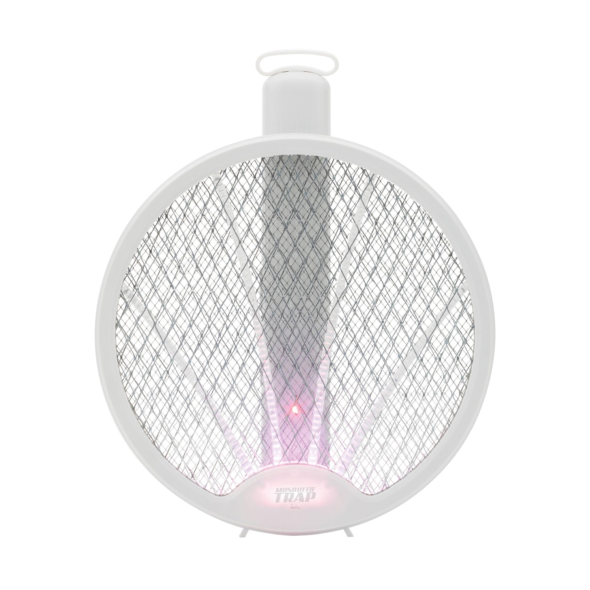 JATA HOGAR MOST3555 - Raqueta Eléctrica Antimosquitos Recargable USB 2 en 1, Mata Moscas y Mosquitos UV, Modo Fijo y Manual, 30 m², Interior y Exterior