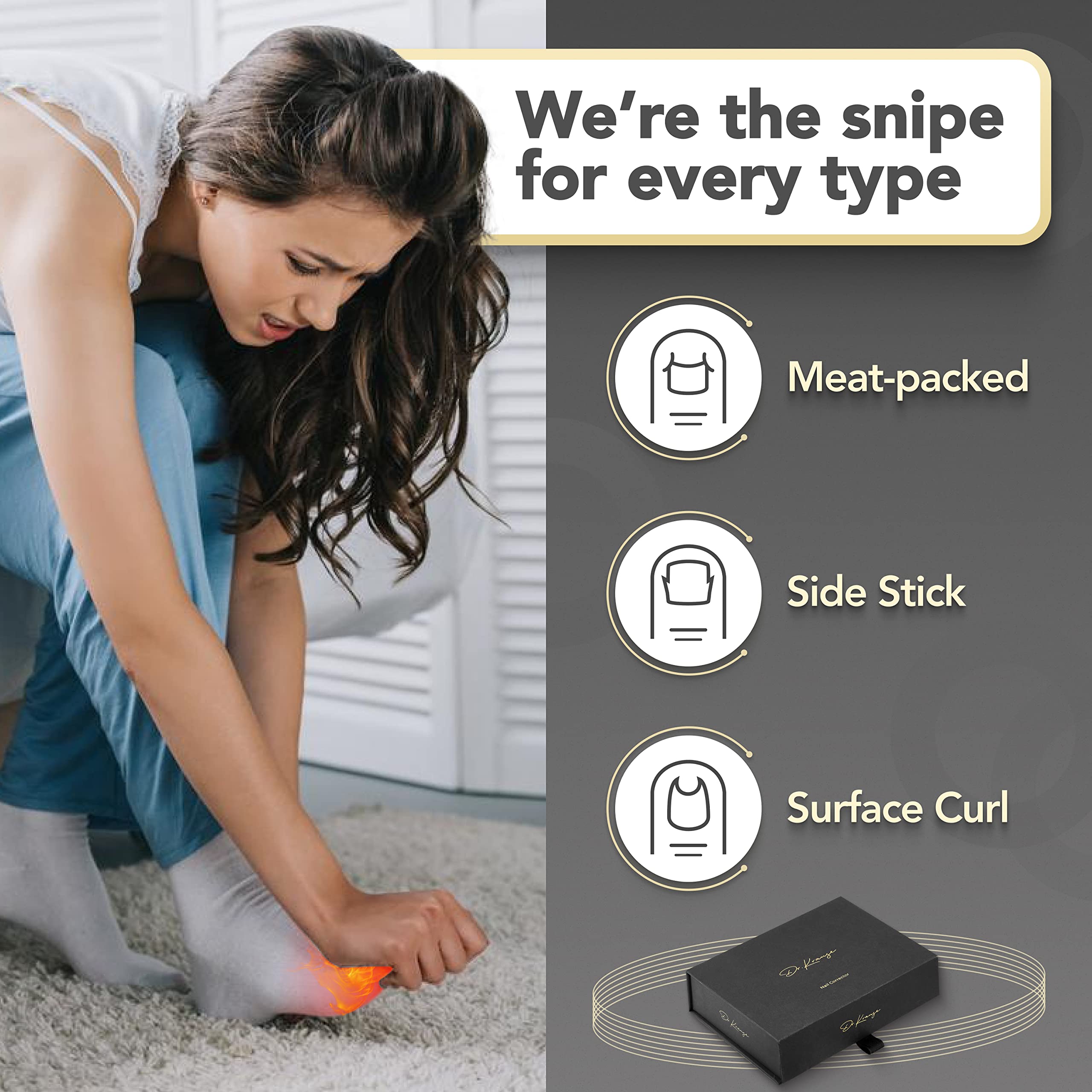 Ingrown Toenail Treatment Tool Kit 26 Pcs/Set by Dr. Krause Ingrown