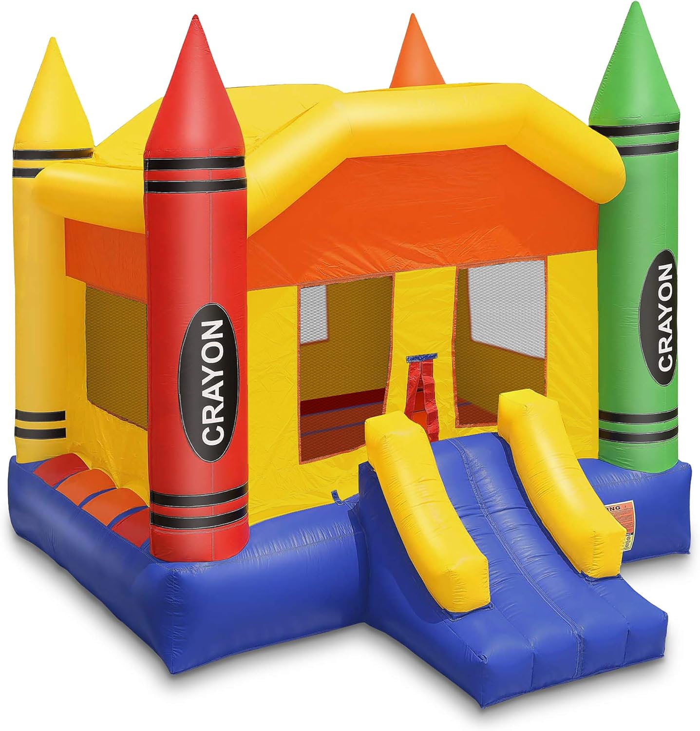 Cloud 9 Commercial Grade Crayon Castle Bounce House with