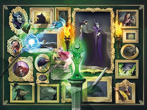 Miniatura 9 de Ravensburger - Rompecabezas de Maléfica, villanos maléficos de Disney,
