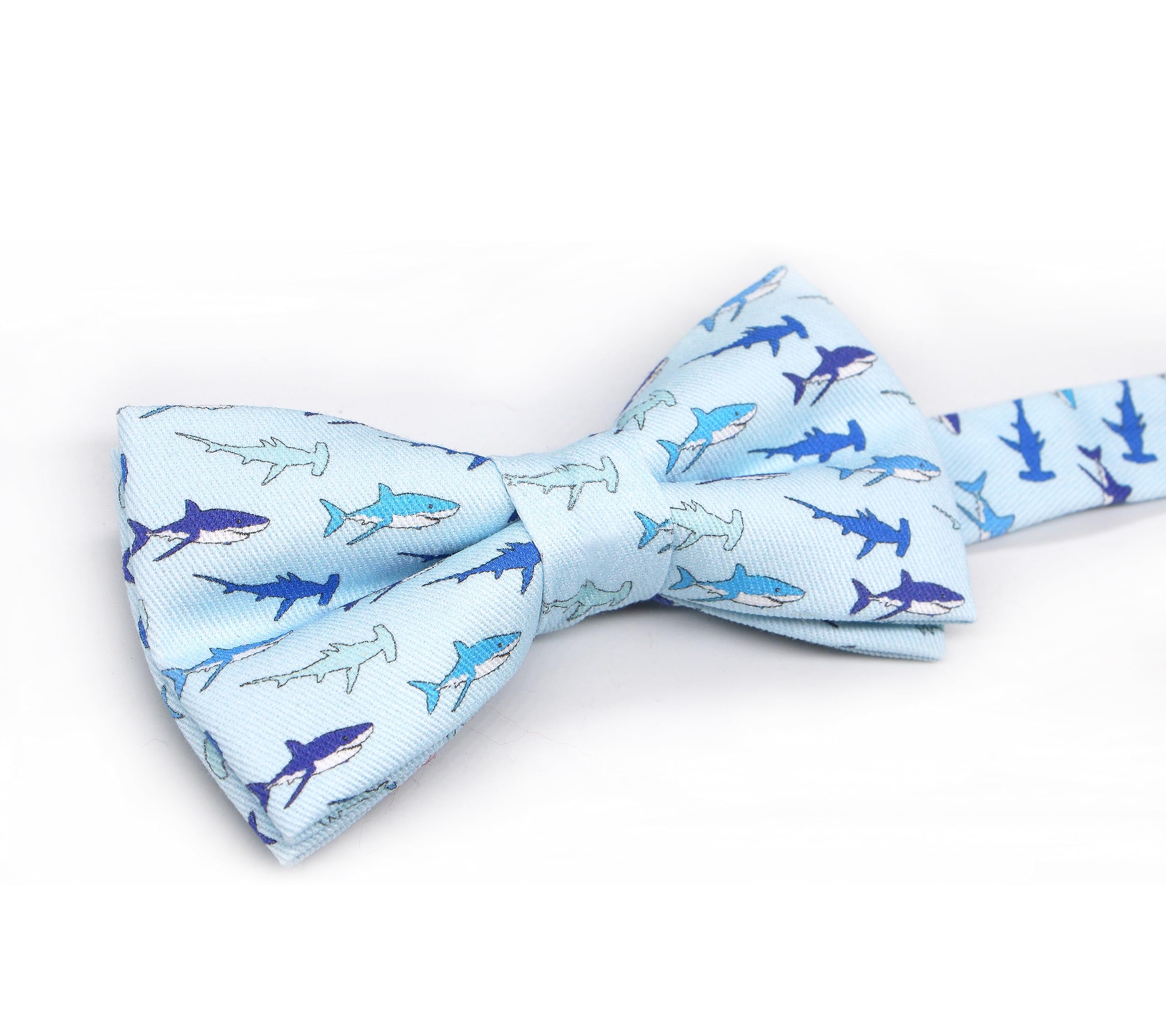 OCIA® Nœud papillon pré-noué en coton pour homme et garçon - Motif amusant